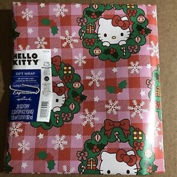 (2 ROLLS) Hello Kitty Christmas Wrapping Paper - Picture 3 of 5